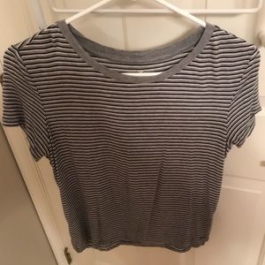 American Eagle Soft & Sexy Black & White Shirt